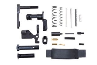 San Tan Tactical AR-15 lower receiver parts kit is a high quality kit without pistol grip or fire control group since you were gonna replace those anyway.